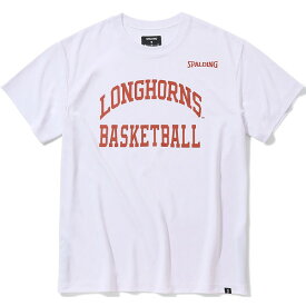 SPALDING スポルディング Tシャツ テキサス ロング ホーンズ アーチ ロゴ バスケットボール 半袖Tシャツ SMT24032TX-2000