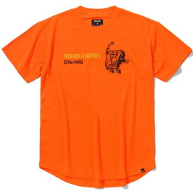 SPALDING スポルディング Tシャツ スポンジ・ボブ アイム レディー バスケットボール 半袖Tシャツ SMT24039S-7600