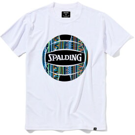 SPALDING スポルディング バレーボール Tシャツ アフリカントライバルボール SMT22071V バレー Tシャツ SMT22071V-2000