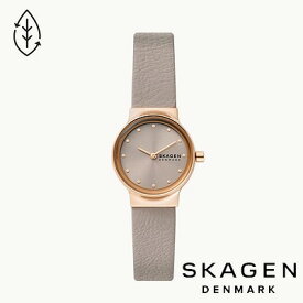 スカーゲン SKAGEN 腕時計 FREJA LILLE 二針 グレーストーン エコレザーウォッチ SKW3005 レディース アナログ 北欧 正規品