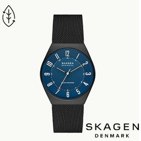 スカーゲン SKAGEN 腕時計 GRENEN SOLAR ソーラーパワー ミッドナイトステンレススチール メッシュウォッチ SKW6837 メンズ アナログ 北欧 正規品