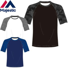 マジェスティック Majestic ウェア 半袖Tシャツ クールベースカモラグランSSティー XM01-MJ-0S06 メンズ 野球