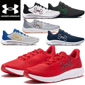 アンダーアーマー UNDER ARMOUR シューズ UAチャージド パスート3 ビックロゴ ランニング MEN 3026518 メンズ