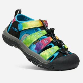 キーン KEEN ニューポート NEWPORT H2 C-RAINBOW TIE DYE 1018447 キッズ CHILDREN