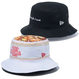 ニューエラ NEW ERA バケット01 リバーシブル CUP NOODLE カップヌードル レギュラー味 ブラック ホワイト 14125279 ハット 帽子