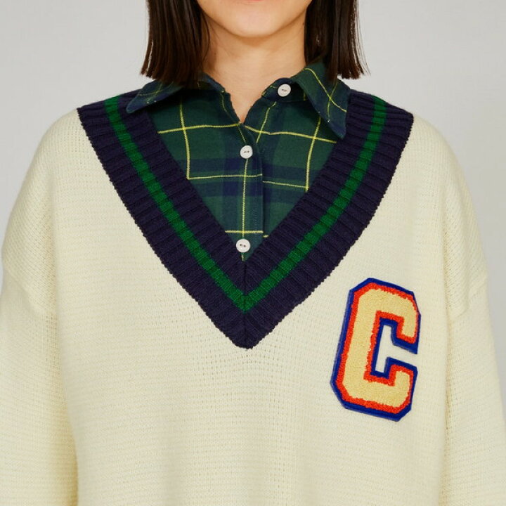 楽天市場】Champion チャンピオン Vネックセーター レディース CW-A017 