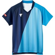 【全品ポイント5倍以上！4/10（金）限定】VICTAS ヴィクタス ユニセックス ゲームシャツ V-GS053 卓球 03…