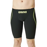 返品交換不可 大特価 ARENA アリーナ 水泳 スイミング ハーフスパッツ ARN-1011M-BKYL メンズ
