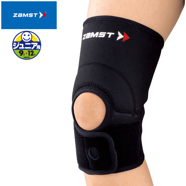 ZAMST ザムスト ジュニア用 膝 有名な ひざ 海外輸入 用サポーター左右兼用タイプ ヒザ
