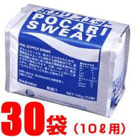 ポカリスエット 大塚製薬 10L用粉末 740g が10袋× 3ケース チーム対応 34150