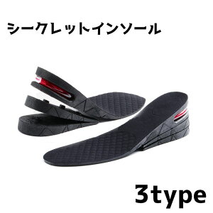 送料無料 インソール シークレットインソール 中敷き シューズ 靴 厚底 身長アップ メンズ 男性 レディース 女性 シンプル 衝撃吸収 クッション