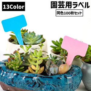 送料無料 園芸用ラベル 100枚セット ガーデニング用品 園芸用品 植物用タグ プラスチック製 ネームプレート フラワーラベル ネームタグ ガーデン 家庭菜園 花壇 鉢植え 庭 花 野菜 ハーブ カ