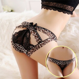 送料無料 ヒップハンガーショーツ レディース 勝負下着 セクシーランジェリー ローライズ レース リボン ヒョウ柄 シースルー コスプレ