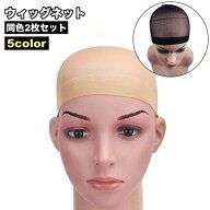 送料無料 ウィッグネット 2枚セット ヘアネット インナーキャップ インナーネット レディース 女性 婦人 …