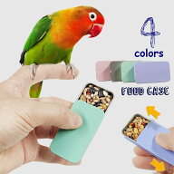 送料無料 鳥用 フードケース バードフィーダー 給餌 スライド式 フードボックス ごはん箱 穀類 シード 虫…