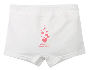 送料無料 ボクサーパンツ 女の子 ジュニア キッズ 小学生 下着 こども ボクサー パンツ ショーツ 100cm 110cm 120cm 130cm 140cm 150cm 160cm 170cm 女児 女子 子ども シンプル ハート かわいい ピンク 白 紫