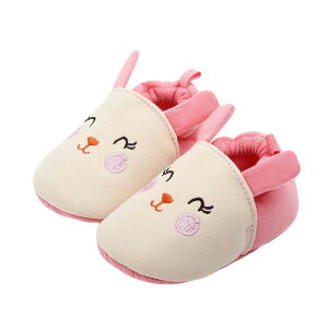 送料無料 ファーストシューズ ベビーシューズ ルームシューズ 赤ちゃん 靴 室内用 室内履き 滑り止め付き ゴム入り 可愛い アニマル 動物 女の子 ベビー