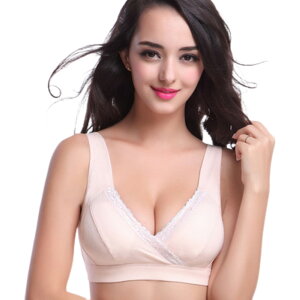 送料無料 マタニティブラ 授乳ブラ レディース 女性 婦人用 大きいサイズあり 2XL インナー 下着 クロスオープン 前開き カップ付き 背中ホック 3/4カップブラ レース ノンワイヤーブラ ブラ