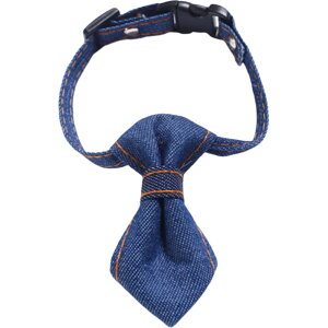 送料無料 首輪 ペット用品 ペットグッズ 猫 犬 ネクタイ 蝶ネクタイ リボン デニム 無地 調節可能 かわいい おしゃれ キュート お散歩 お出かけ