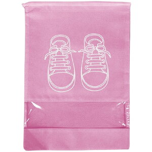 送料無料 シューズバッグ シューズ入れ シューズケース 靴入れ 中が見える スポーツ アウトドア 旅行 携帯用 コンパクト 収納袋 折りたたみ 持ち運び 巾着袋 イラスト入り 便利グッズ シン