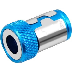 送料無料 ビットホルダー 磁石付き マグネット付き 工具収納用品 工具用キャップ ヘッド ドライバー レンチ DIY 便利 おしゃれ 青 赤 黄