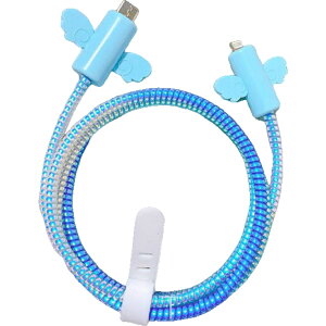  USBP[uJo[ [dR[hJo[ R[hNbv X}z fی 3_Zbg Type-c lightning veN^[ iPhone15 iPhone16 iPhone14 iPhone13 apple ^Cv 150cm  킢 