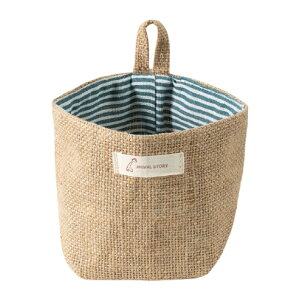 送料無料 壁掛けポケット ウォールポケット 小物入れ 収納ポケット 吊り下げ 壁面収納 収納袋 小物整理 文房具 収納バッグ バスケット かご風 ナチュラル おしゃれ かわいい 日用品雑貨