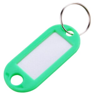 送料無料 キーホルダー ネームタグ付き 単品 キーリング 名札 ネームホルダー キーラベル ネームプレート 名前タグ 手書き 鍵管理 オリジナル カラフル 軽量 ルームキー 荷物 旅行 トラベル