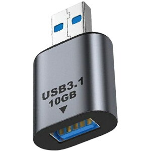 送料無料 変換アダプター USB3.1 USB-A オス to USB-C Type-C メス OTG 充電 高速データ転送 10Gbps