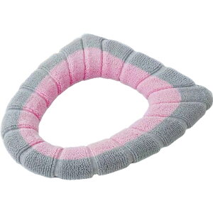 送料無料 便座カバー トイレカバー O型 U型 V型共通 ゴム仕様 装着簡単 トイレ用品 無地 ツートンカラー 単色 ふわふわ あったか おしゃれ かわいい