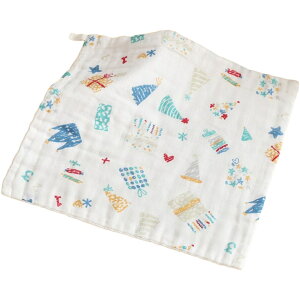 送料無料 ガーゼタオル 単品 30×30cm ガーゼハンカチ フェイスタオル 正方形 ベビー キッズ 赤ちゃん 子供用 ハンドタオル 手拭き 顔拭き 女の子 男の子 日用品雑貨 保育園 幼稚園 入園準備 入