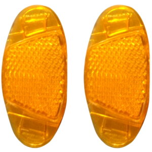 送料無料 自転車用 リフレクター 反射板 2枚セット ホイール スポーク 追突防止 夜間 警告 盗難防止 防犯 安全対策 セーフティグッズ