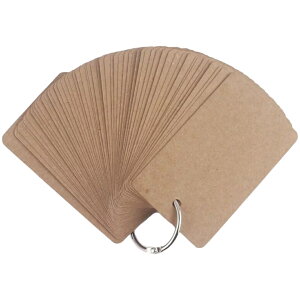 送料無料 単語帳 単語カード 50枚 文具 事務用品 多目的カード リング 大きめ 無地 単色 シンプル かわいい おしゃれ 英単語 テスト対策 暗記 勉強 受験