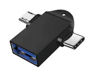  OTGP[u 2in1 MicroUSB^Type-C to USBϊA_v^[ USB3.0 [d ʐM f[^] X}z ^ubg