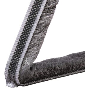 送料無料 隙間テープ 6m すきまテープ モヘアテープ 窓 網戸 サッシ DIY 虫対策 粘着テープ式 引戸 ドア 玄関 ホコリ 防風 砂 防音 侵入防止