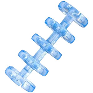 送料無料 ルーズリーフリング 5個セット バインダーリング 5穴 留め具 製本 資料保存 書類整理 ファイル システム手帳 アルバム 文房具 文具 ステーショナリー オフィス 学校