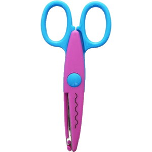 送料無料 子供用はさみ キッズ ジュニア ハサミ 鋏 文房具 図工 画用紙 かわいい カラバリ豊富 デザイン豊富 ギザギザ 波々 子ども こども