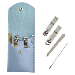 送料無料 ネイルケアセット 収納ケース付き 爪切り 爪やすり ネイルケア 爪 手指 足指 身だしなみ コンパクト かわいい おしゃれ 持ち運び 携帯