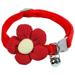 送料無料 首輪 超小型犬 小型犬 猫 ネコ ペット用 犬用品 猫用品 カラー ワンタッチバックル 鈴付き 花 フラワー ウィング 羽 ペットグッズ 可愛い お洒落 シンプル お散歩 お出かけ バックル