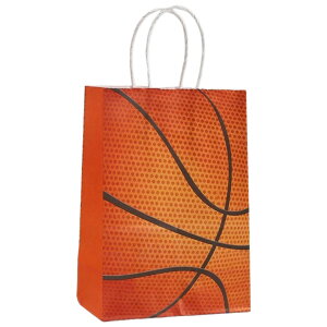 送料無料 紙袋 手提げ ペーパーバッグ 4枚セット ギフトバッグ ラッピングバッグ 縦21cm 横幅15cm プレゼント用 ギフト用 紙手提げ サッカー 野球 バスケ ラグビー ボールモチーフ