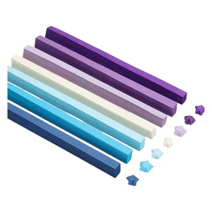 送料無料 ラッキースター用折り紙 540枚入り 21cm 星折り紙 おりがみ 両面折り紙 文具 工作 手芸 手づくり ハンドメイド ハンドクラフト DIY かわいい 可愛い おしゃれ シンプル 無地 黄 青 紫