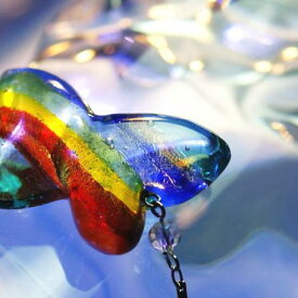 『虹を越えて』 ガラスアクセサリー ブレスレット・アンクレット