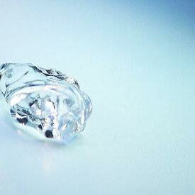 『Frozen Ice rock』 ガラスアクセサリー ネックレス・ペンダント 立体造形タイプ