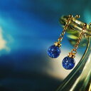 『ノンホールビーズピアス / 潮風』 ガラスアクセサリー ピアス ...