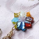 『和彩の花 〜 春風 〜』 ガラスアクセサリー ネックレス・ペン...