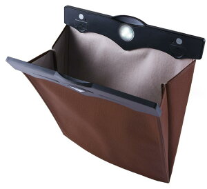 自動車用 ゴミ箱 車用ゴミ箱 ゴミ箱 くず入れ ダストボックス LEDライト付き 収納ボックス カー用品 引っ掛け式 LEDセンサーライト 磁石付き 省スペース 防水 PUレザー製 照明 シート バックポ