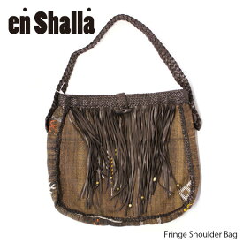 Enshalla エンシャーラ Fringe Shoulder Bag［Ensbag0553］ レザーフリンジショルダーバッグ