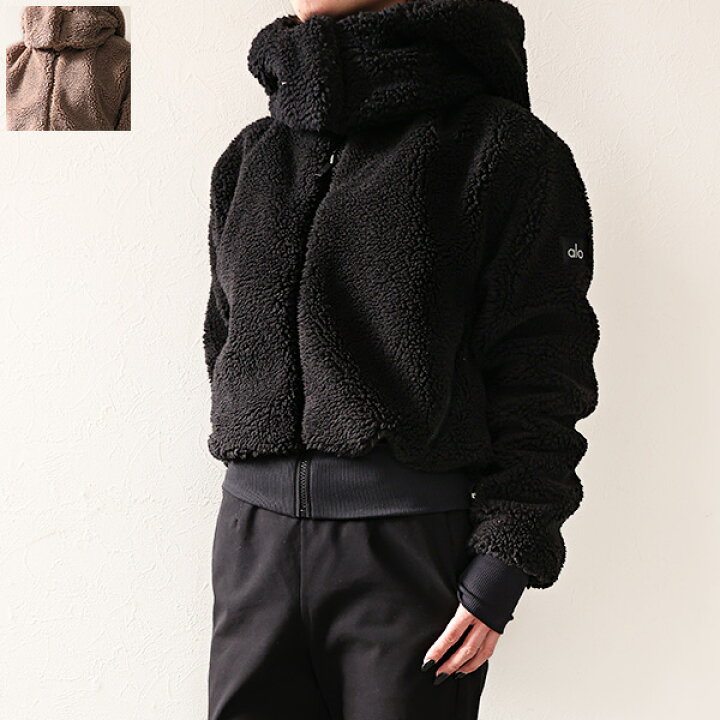 楽天市場】Alo Yoga アローヨガ ボアジャケット Foxy Sherpa Jacket 