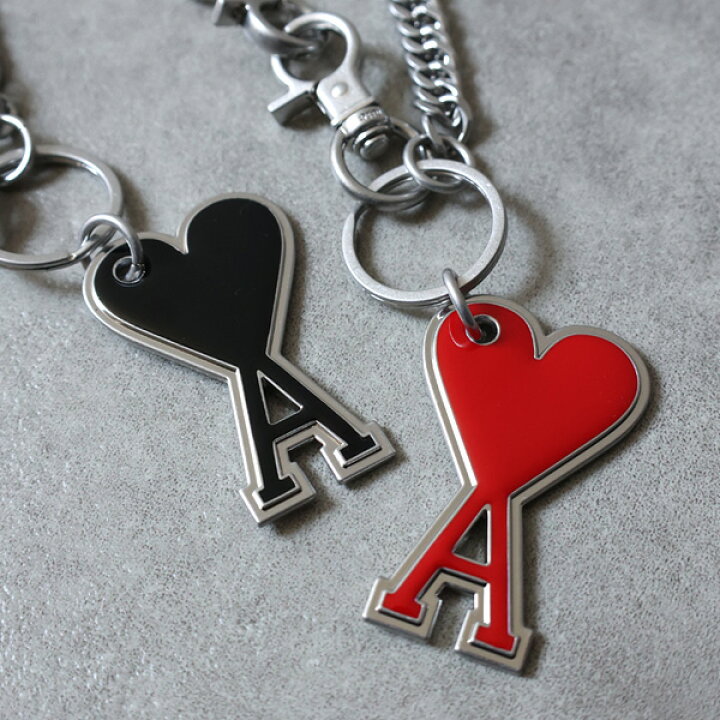 楽天市場】AMI PARIS アミパリス De Coeur Chain Key Ring Chain  