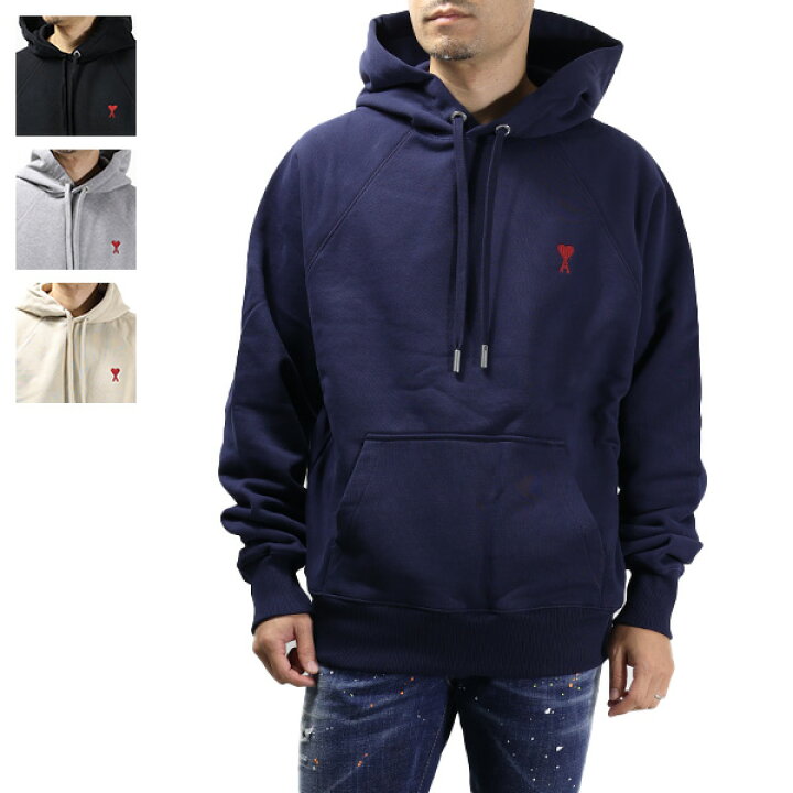 楽天市場】AMI PARIS アミパリス AMI DE COEUR HOODIE パーカー 